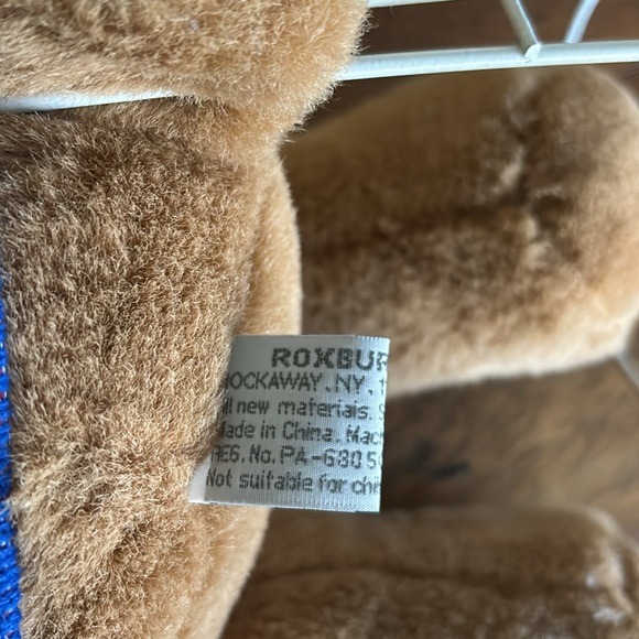 Very rare Vintage Buffalo Bills Bear with stand & glasses Collectible - Picture 6 of 14